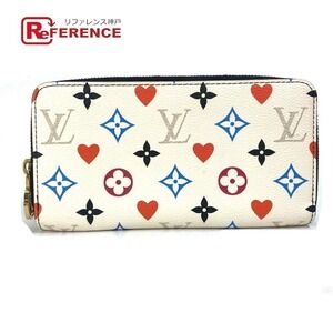 Louis Vuitton Heart Multicolore Multicolor Zippy Wallet Game On Long White